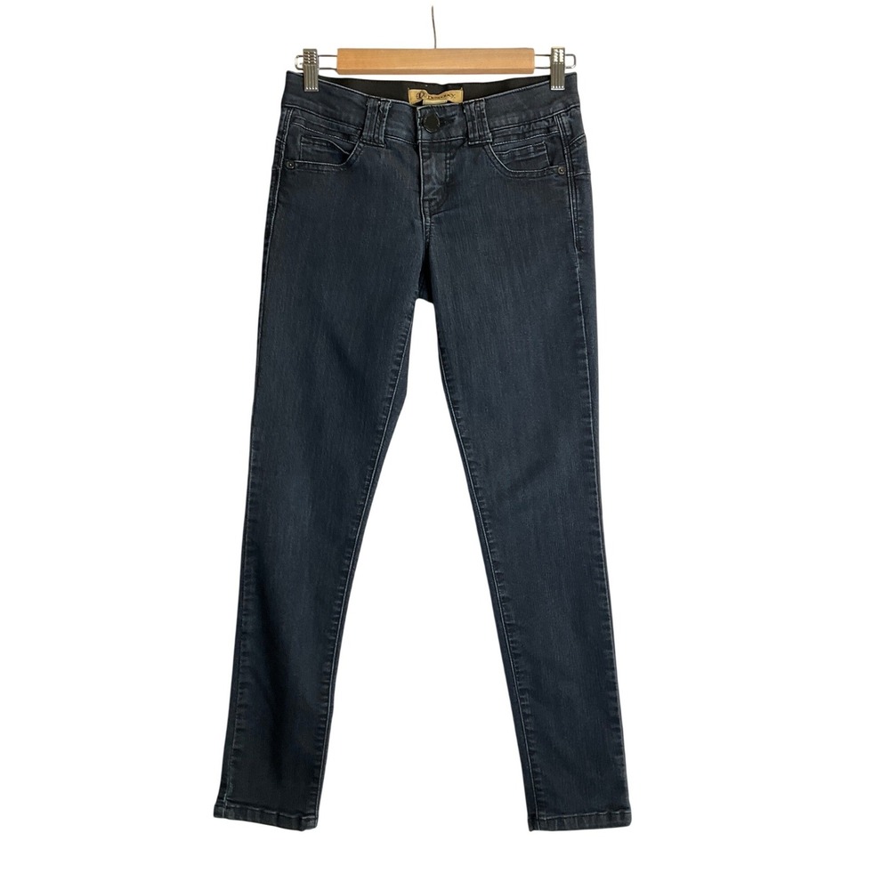 Democracy Ab Technology Jeans 5 Pocket Straight Skinny Ankle Slimming Preppy 2P